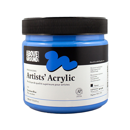 Above Ground Premium Series Artists Acrylic 946ml - Cerulean Blue