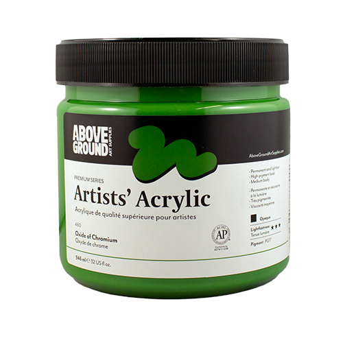 Above Ground Premium Series Artists Acrylic 946ml - Oxide Of Chromium