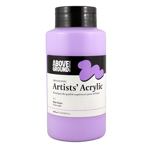 Above Ground Premium Series Artists Acrylic 500ml - Pale Violet
