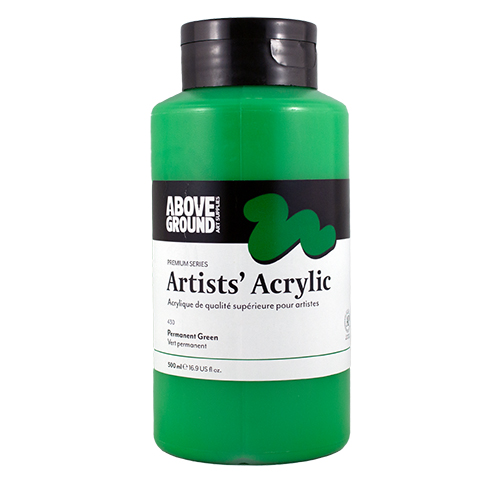 Above Ground Premium Series Artists 500ml - Permanent Green