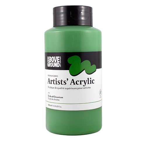 Above Ground Premium Series Artists Acrylic 500ml - Oxide of Chromium
