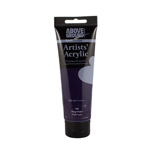 Above Ground Premium Series Artists Acrylic 120ml - Deep Violet