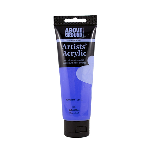 Above Ground Premium Series Artists Acrylic 120ml - Cobalt Blue Hue