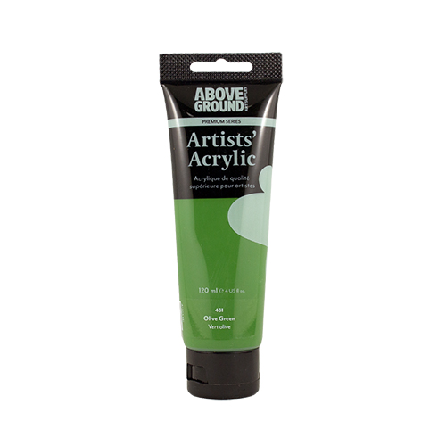Above Ground Premium Series Artists Acrylic 120ml - Oxide Of Chromium