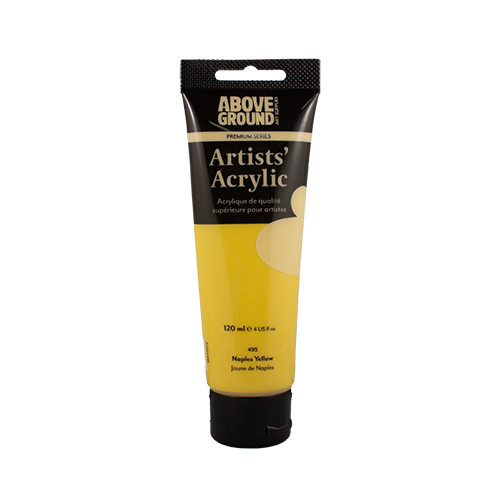 Above Ground Premium Series Artists Acrylic 120ml - Naples Yellow