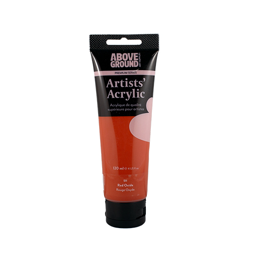 Above Ground Premium Series Artists Acrylic 120ml - Red Oxide