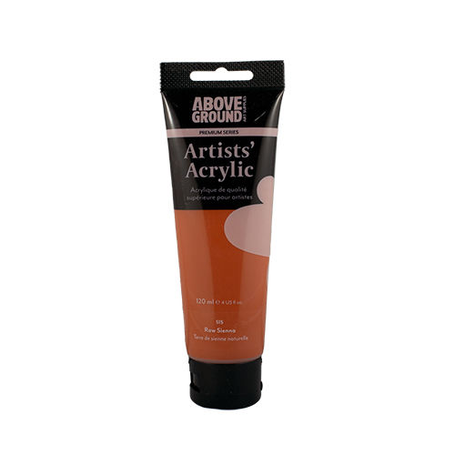 Above Ground Premium Series Artists Acrylic 120ml - Raw Sienna