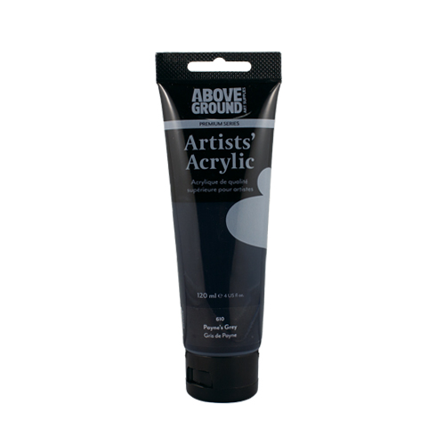Above Ground Premium Series Artists Acrylic 120ml - Paynes Grey