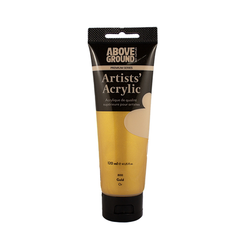 Above Ground Premium Series Artists Acrylic 120ml - Gold