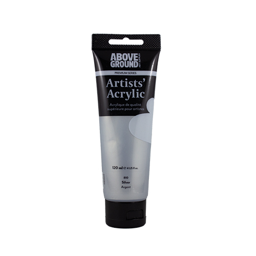 Above Ground Premium Series Artists Acrylic 120ml - Silver