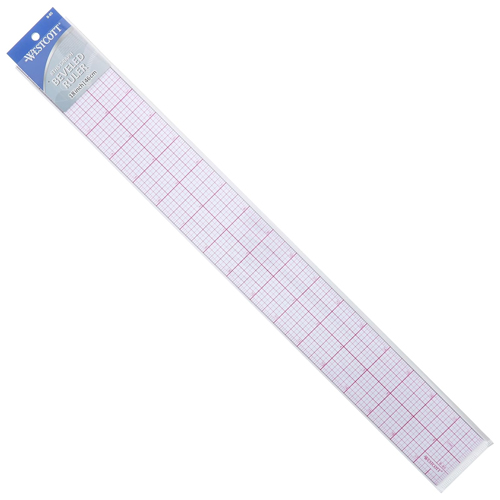C-thru Beveled Ruler 18"