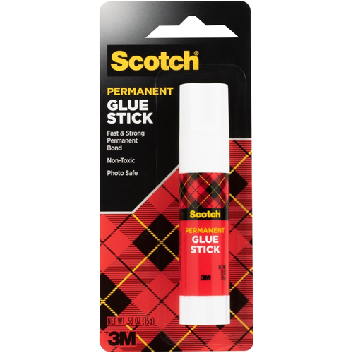 3M Scotch Permanent Glue Stick - 0.52 oz