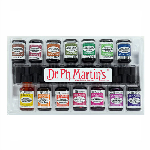 Dr. Ph. Martins Radiant Concentrated Watercolour Set B 14x0.5oz