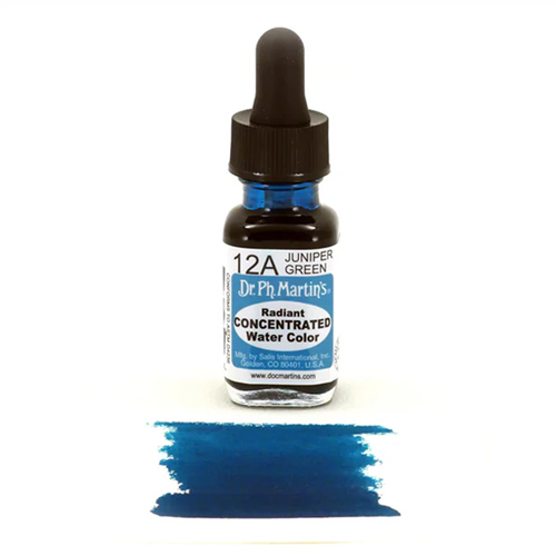 Dr. Ph. Martins Radiant Concentrated Watercolour Dye 0.5oz - Juniper Green