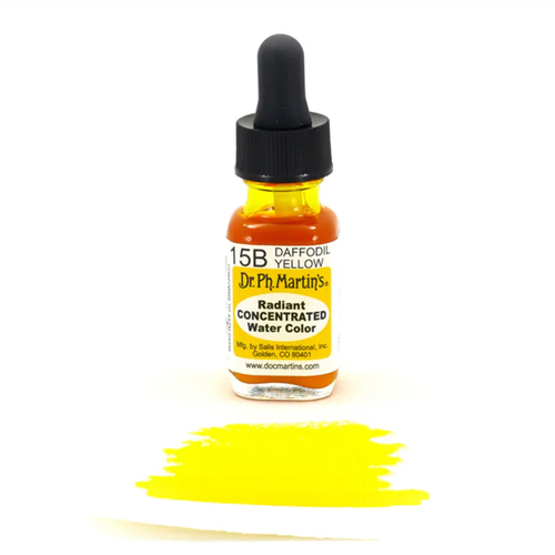 Dr. Ph. Martins Radiant Concentrated Watercolour Dye 0.5oz - Daffodil Yellow