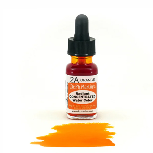 Dr. Ph. Martins Radiant Concentrated Watercolour Dye 0.5oz - Orange