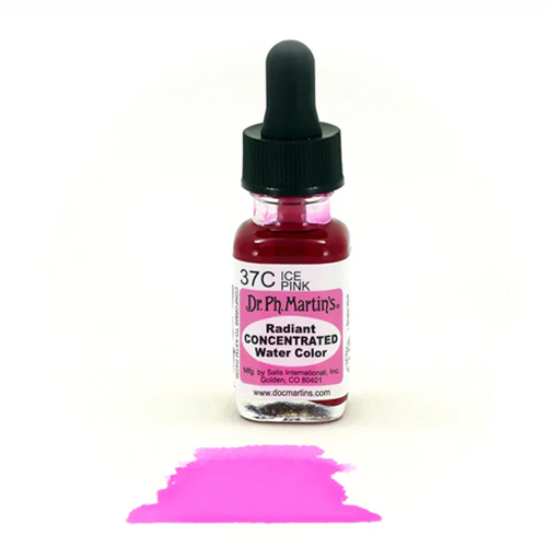 Dr. Ph. Martins Radiant Concentrated Watercolour Dye 0.5oz - Ice Pink