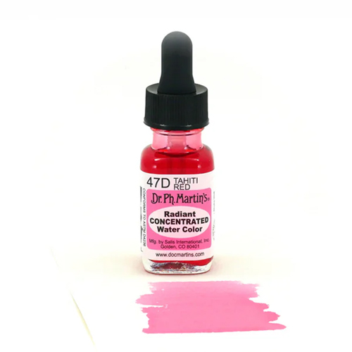 Dr. Ph. Martins Radiant Concentrated Watercolour Dye 0.5oz - Tahiti Red