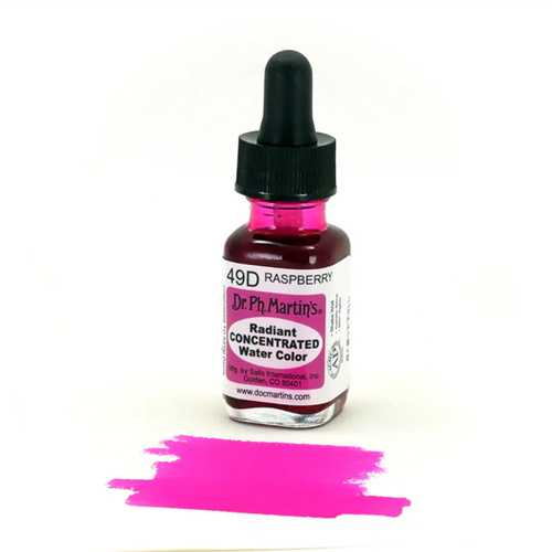 Dr. Ph. Martins Radiant Concentrated Watercolour Dye 0.5oz - Raspberry