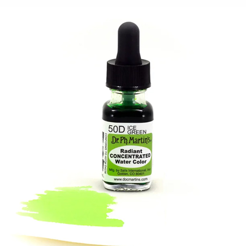 Dr. Ph. Martins Radiant Concentrated Watercolour Dye 0.5oz - Ice Green