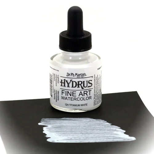 Dr. Ph. Martins Hydrus Watercolour - 1oz, Titanium White
