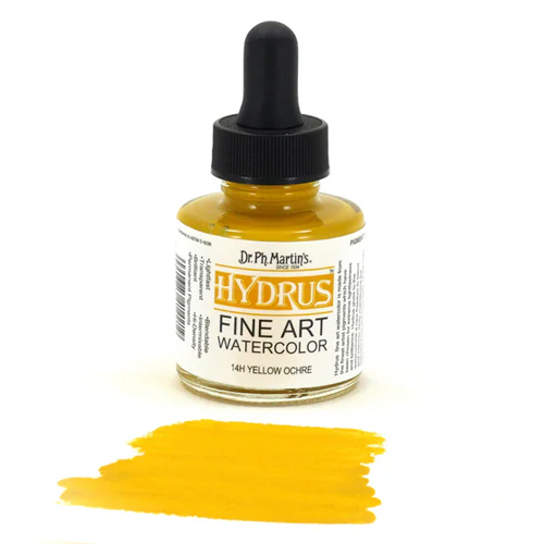 Dr. Ph. Martins Hydrus Watercolour - 1oz, Yellow Ochre