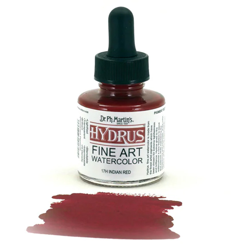 Dr. Ph. Martins Hydrus Watercolour - 1oz, Indian Red
