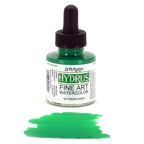 Dr. Ph. Martins Hydrus Watercolour - 1oz, Viridian Green