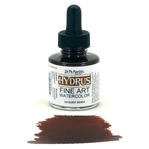 Dr. Ph. Martins Hydrus Watercolour - 1oz, Burnt Sienna