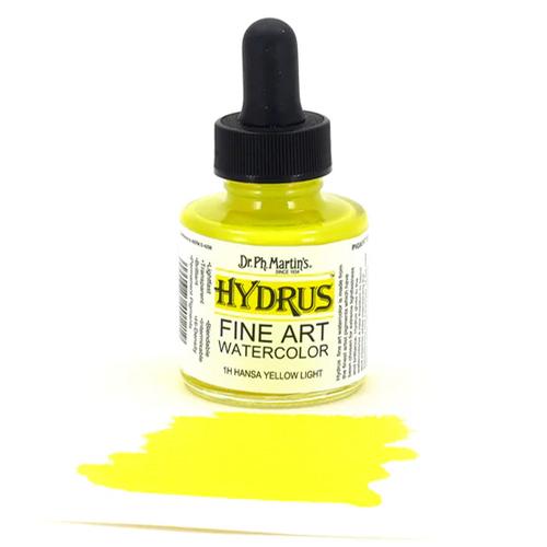 Dr. Ph. Martins Hydrus Watercolour - 1oz, Hansa Yellow Light