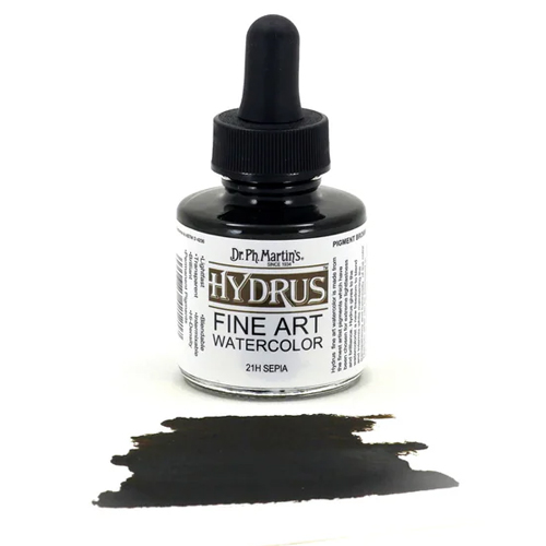 Dr. Ph. Martins Hydrus Watercolour - 1oz, Sepia