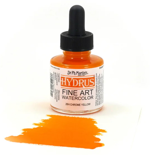 Dr. Ph. Martins Hydrus Watercolour - 1oz, Chrome Yellow