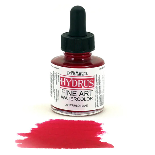 Dr. Ph. Martins Hydrus Watercolour - 1oz, Crimson Lake