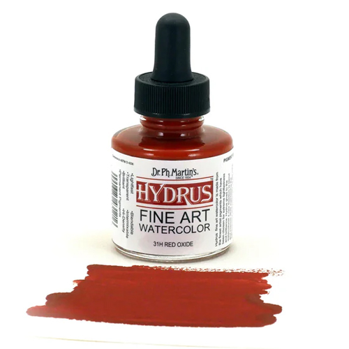 Dr. Ph. Martins Hydrus Watercolour - 1oz, Red Oxide