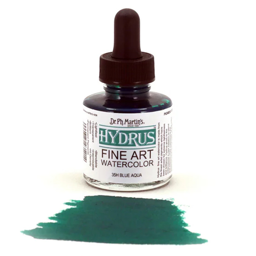 Dr. Ph. Martins Hydrus Watercolour - 1oz, Blue Aqua