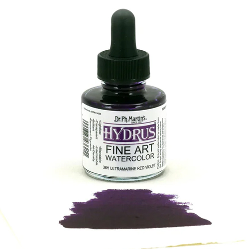 Dr. Ph. Martins Hydrus Watercolour - 1oz, Ultramarine Red Violet