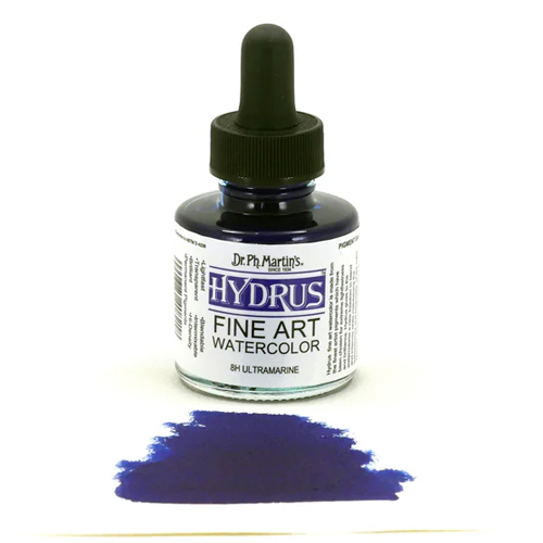 Dr. Ph. Martins Hydrus Watercolour - 1oz, Ultramarine