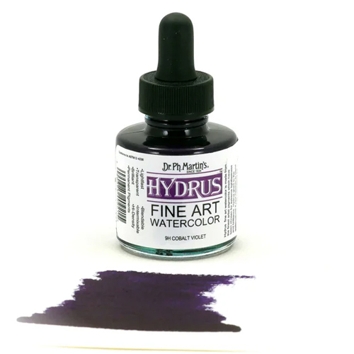 Dr. Ph. Martins Hydrus Watercolour - 1oz, Cobalt Violet