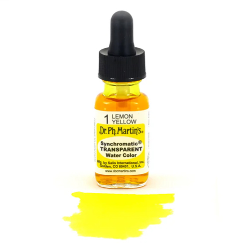 Dr. Ph. Martins Synchromatic Transparent Water Color - Lemon Yellow
