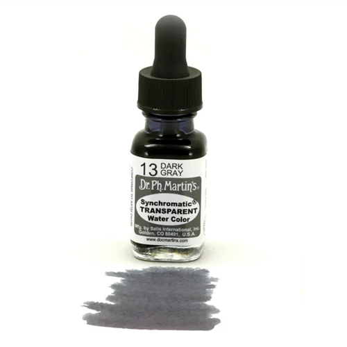 Dr. Ph. Martins Synchromatic Transparent Water Color - Dark Grey
