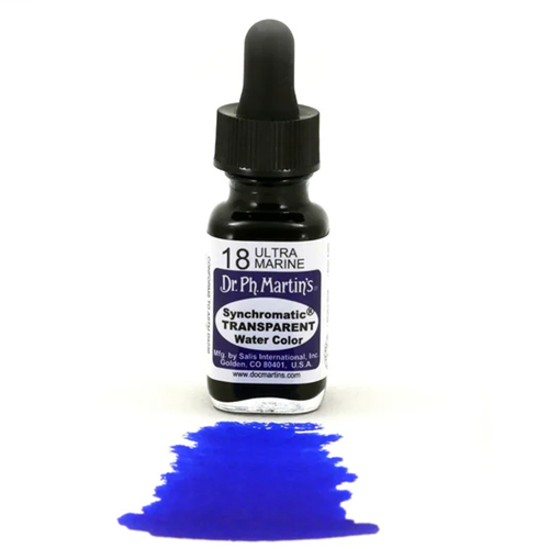 Dr. Ph. Martins Synchromatic Transparent Water Color - Ultra Marine