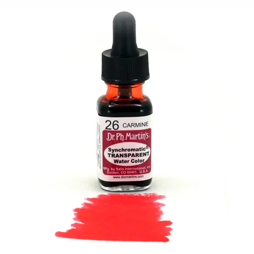Dr. Ph. Martins Synchromatic Transparent Water Color - Carmine