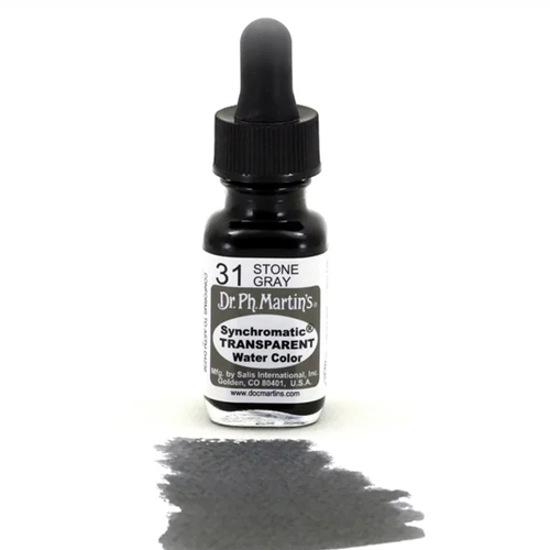 Dr. Ph. Martins Synchromatic Transparent Water Color - Stone Grey