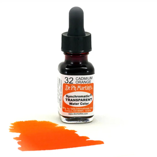 Dr. Ph. Martins Synchromatic Transparent Water Color - Cadmium Orange