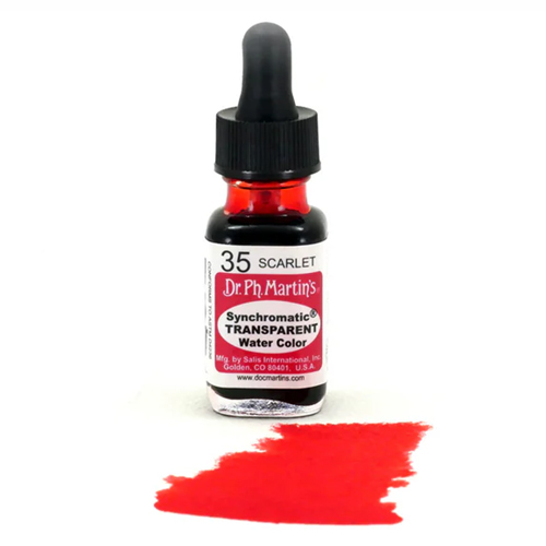 Dr. Ph. Martins Synchromatic Transparent Water Color - Scarlet