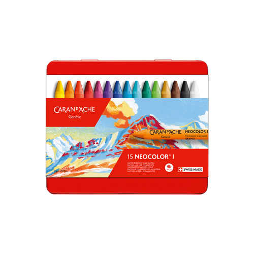 Caran DAche Neocolor I Wax Oil Pastels - Set of 15