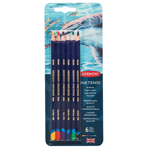 Derwent Inktense Pencil Set of 6
