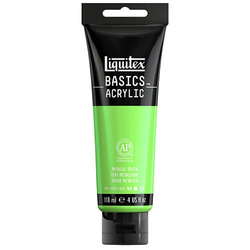 Liquitex Basics - Metallic Green 4oz 