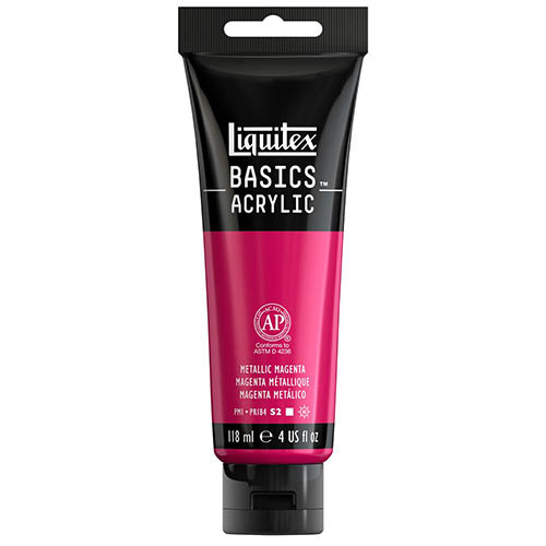 Liquitex Basics - Metallic Magenta 4oz