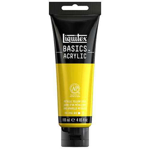 Liquitex Basics - Metallic Yellow Gold 4oz